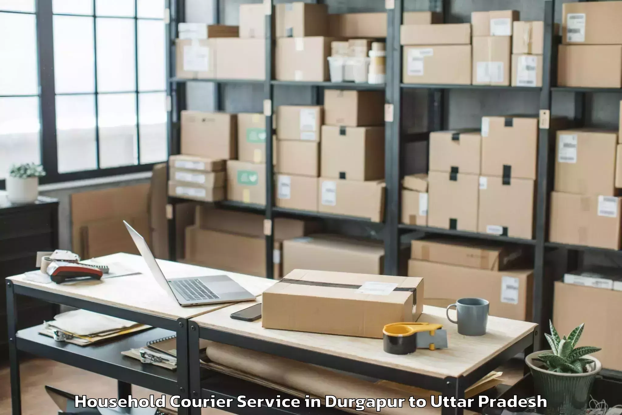 Book Durgapur to Sirathu Household Courier Online